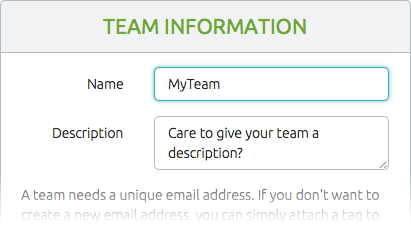 Einstellungen für Mitglieder & Teams